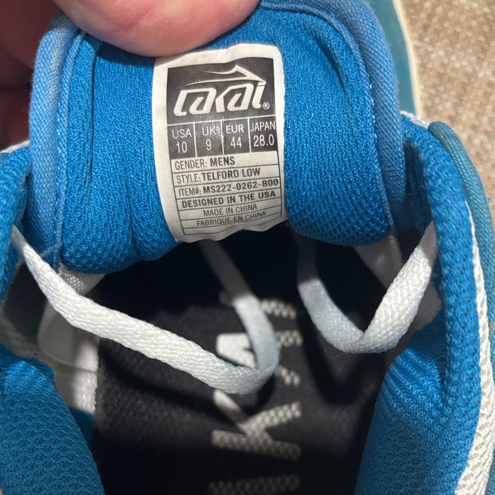 Lakai Telford Low sneakers in beautiful teal and white. Men's 10. Very sharp! - Picture 5 of 7